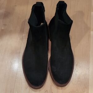 Greats Black Suede Emmet Nero Chelsea Boots - Men 8